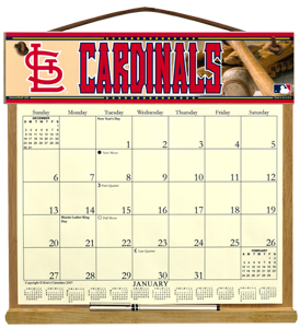 St Louis Cardinals Calendar Holder